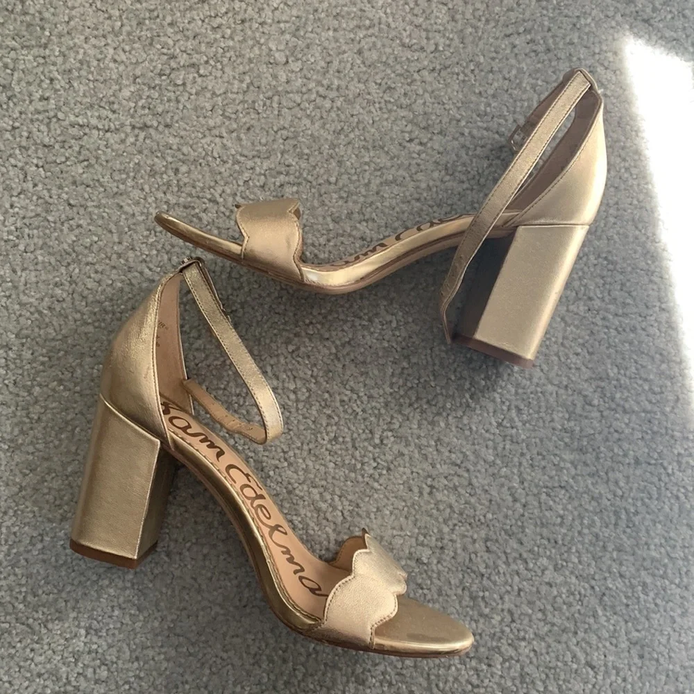 SAM EDELMAN ODILA LEATHER HEEL - Picture 5 of 9